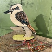 Bridget Farmer | Standing Bird Ornament | Laughing Kookaburra